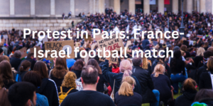 Protest-gaainst-Football-match-in-tel-aviv